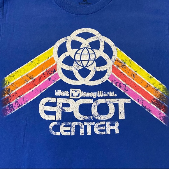 Walt Disney World Epcot Center vintage look sz L 🌐 - Picture 6 of 9